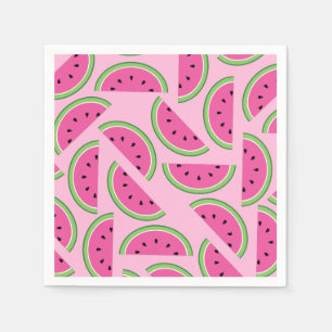 Niedliche Wassermelone 1. Geburtstag Party Serviette
