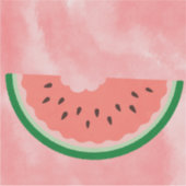 Niedliche Wassermelone Aufkleber (Vorderseite)