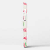 Niedliche Wassermelone: nahtloses Wasserfarbmuster Case-Mate iPhone Hülle (Rückseite / Links)