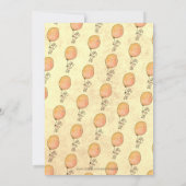 Niedliche Watercolor Schwangerschaft Baby Boy Schw Ankündigung (Rückseite)