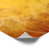 Niedliche Watercolor Wren Bird Malerei Poster (Ecke)