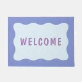 Niedliche Wavy Border Fußmatte (Vorderseite)