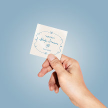 Niedliche Wavy Bow Frame Babydusche