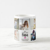 Niedliche "We Liebe You Papa" FotoCollage Kaffeetasse (Mittel)