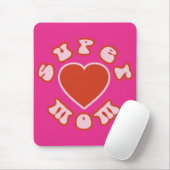 Niedliche weibliche u. Girly Mamas: SuperMama + Mousepad (Mit Mouse)
