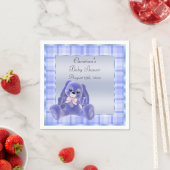 Niedliche weiche blaue schlaffe serviette (Beispiel)