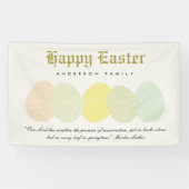 NIEDLICHE WEICHE SUBTLE PASTEL EASTER EIER PERSONA BANNER (Horizontal)