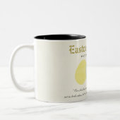 NIEDLICHE WEICHE SUBTLE PASTEL EASTER EIER PERSONA ZWEIFARBIGE TASSE (Links)