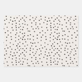 Niedliche Weichfarbklemme Minimales Umhüllungspapi Geschenkpapier Set (Vorderseite)