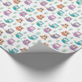 *~* Niedliche Weichteilbäume Geschenkpapier (Ecke)