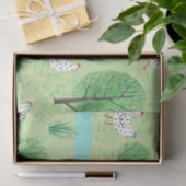 Niedliche Weichtennishühner Wiesenwiesen Seidenpapier (Geschenk)