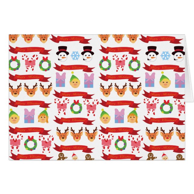 Niedliche Weihnachten (Vorderseite (Horizontal))