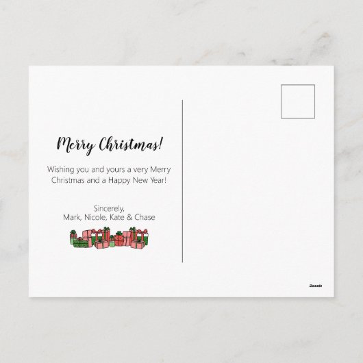 Niedliche Weihnachten (Rückseite)