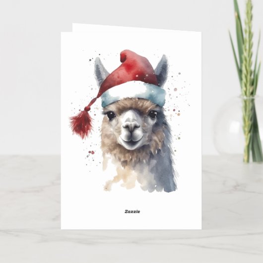 Niedliche Weihnachten Alpaca, Brauch (Rückseite)