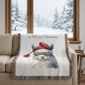 Niedliche Weihnachten Alpaca, Brauch Decke
