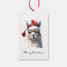 Niedliche Weihnachten Alpaca, Brauch Geschenkanhänger