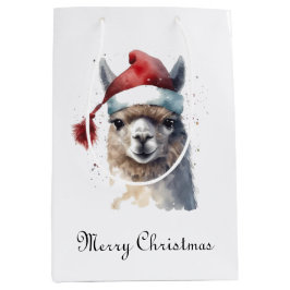 Niedliche Weihnachten Alpaca, Brauch Mittlere Geschenktüte