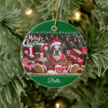 Niedliche Weihnachten Boston Terrier Pajamas Perso