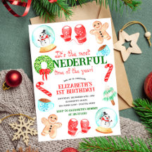 Niedliche Weihnachten Der schönste Geburtstag