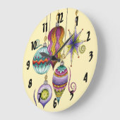 Niedliche Weihnachten, elegante und Extravagante G Große Wanduhr (Winkel)