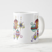 Niedliche Weihnachten, elegante und Extravagante G Jumbo-Tasse (Vorderseite Rechts)