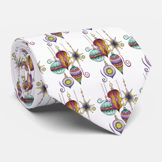 Niedliche Weihnachten, elegante und Extravagante G Krawatte (Gerollt)