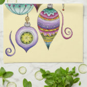 Niedliche Weihnachten, elegante und Extravagante G Küchentuch (Gefaltet)