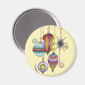 Niedliche Weihnachten, elegante und Extravagante G Magnet (Vorderseite/Rückseite)