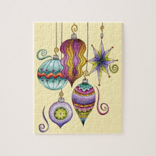 Niedliche Weihnachten, elegante und Extravagante G Puzzle (Vertikal)