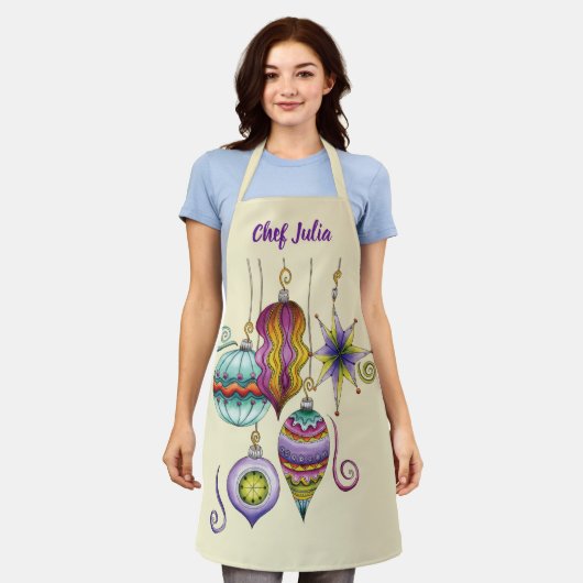 Niedliche Weihnachten, elegante und Extravagante G Schürze (Getragen)