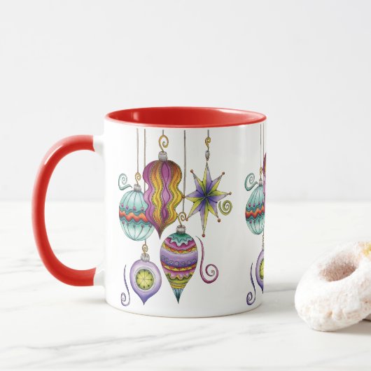 Niedliche Weihnachten, elegante und Extravagante G Tasse (Mit Donut)
