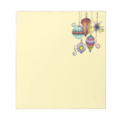 Niedliche Weihnachten-, elegante und Notizblock (Vorderseite)