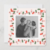 Niedliche Weihnachten Familienurlaub Foto Weihnach (Vorderseite)