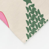 Niedliche Weihnachten Fleecedecke (Ecke)