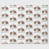 Niedliche Weihnachten Geschenkpapier (Flach)