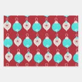 Niedliche Weihnachten Geschenkpapier Set (Vorderseite 3)