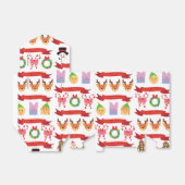 Niedliche Weihnachten! Geschenkschachtel (Ungefaltet)