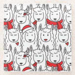 Niedliche Weihnachten Glasuntersetzer