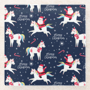 Niedliche Weihnachten Glasuntersetzer