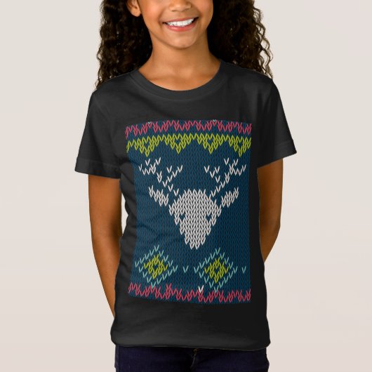 Niedliche Weihnachten Grandma Elk Holiday Winter R T-Shirt (Vorderseite)