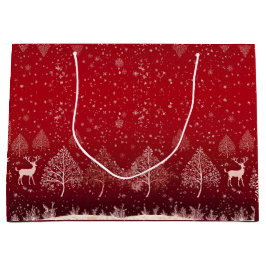 Niedliche Weihnachten Große Geschenktüte