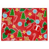 Niedliche Weihnachten Große Geschenktüte (Vorderseite)