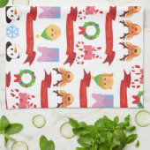 Niedliche Weihnachten Handtuch (Gefaltet)