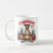 Niedliche Weihnachten Kangaroo Tasse mit festliche (Links)