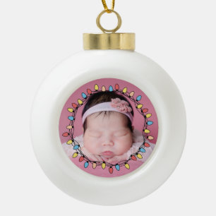 Niedliche Weihnachten Keramik Kugel-Ornament