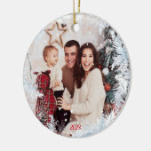 Niedliche Weihnachten Keramik Ornament (Links)