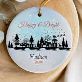 Niedliche Weihnachten Keramik Ornament