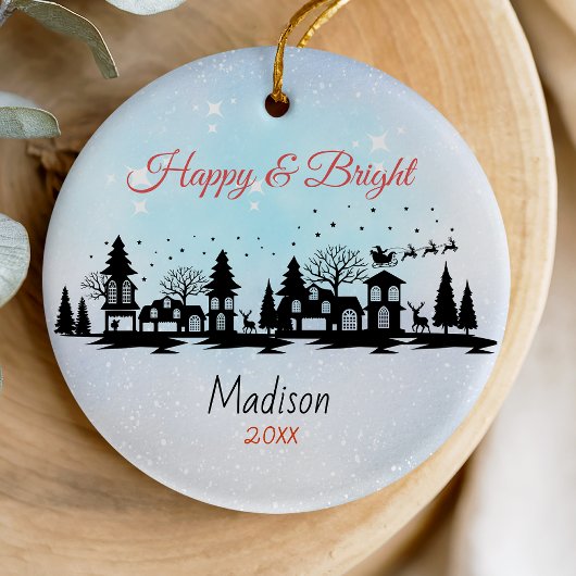 Niedliche Weihnachten Keramik Ornament