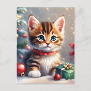 Niedliche Weihnachten - Kitten Blank Weihnachten