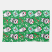 Niedliche Weihnachten Koala Geschirrtuch (Horizontal)